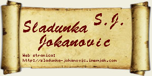 Sladunka Jokanović vizit kartica